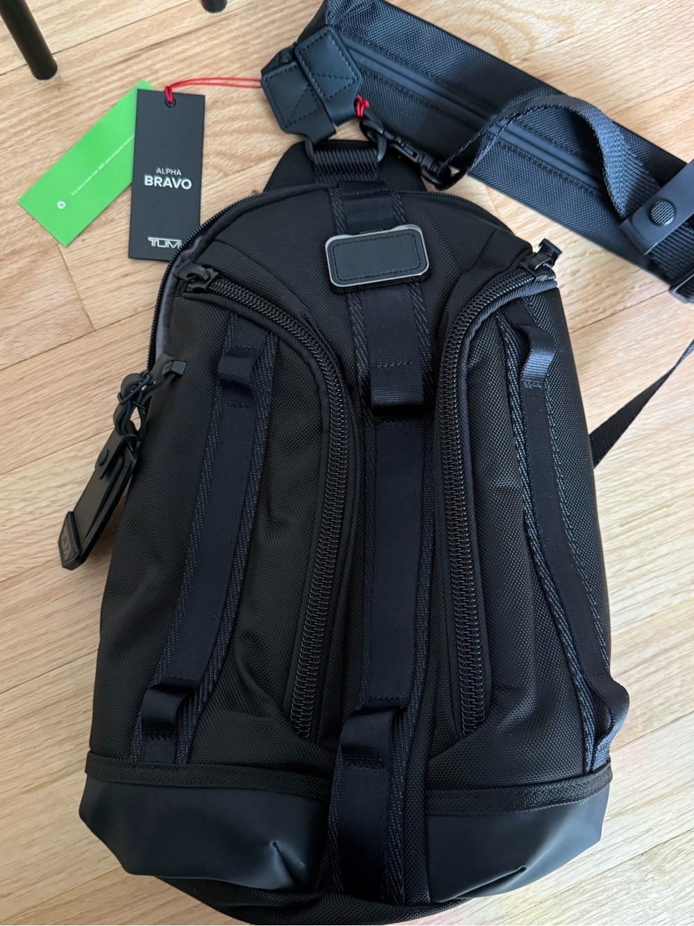 Tumi Alpha Bravo Black Sling Bag - NWT